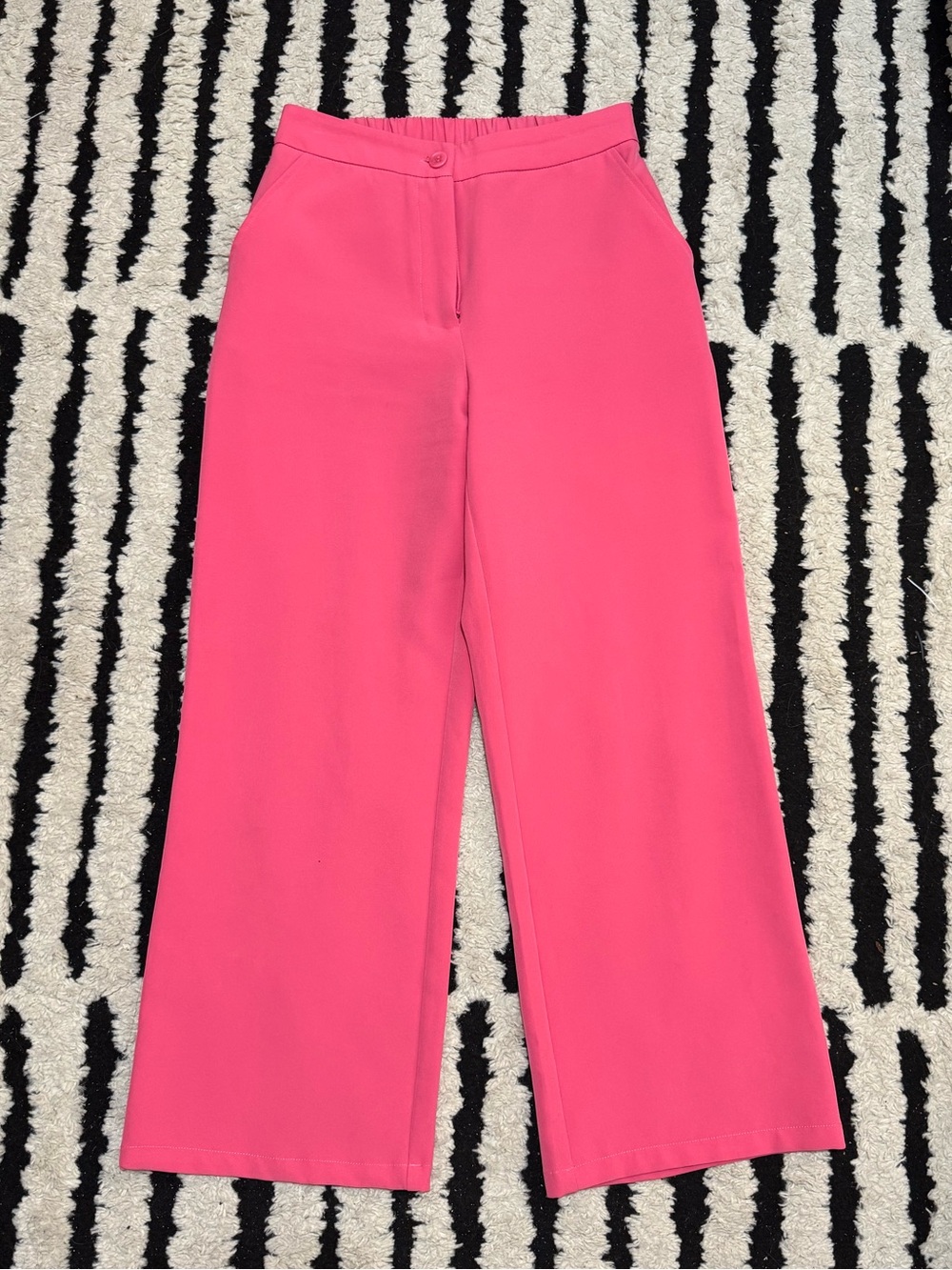 Sincerely Jules Bright Pink Wide-Leg Pants